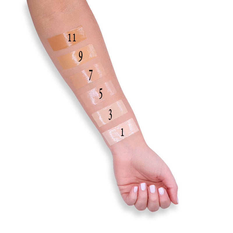 SILK4K FOUNDATION מייקאפ סילק גוונים