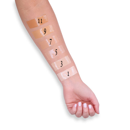 SILK4K FOUNDATION מייקאפ סילק גוונים